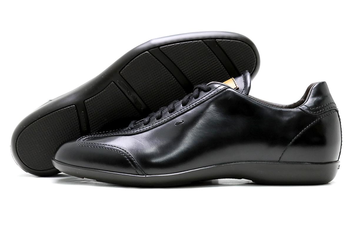 Santoni サントーニ 革靴 5(25～26cm程度）黒カラーブラック